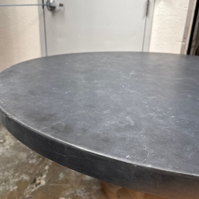 Timothy Oulton for Restoration Hardware Salvaged Round Dining Table, 42 Inch For Sale - Image 12 of 12