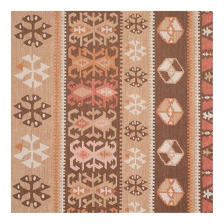 Schumacher x Johnson Hartig Sahane Wallcovering in Sun Faded Neutrals For Sale
