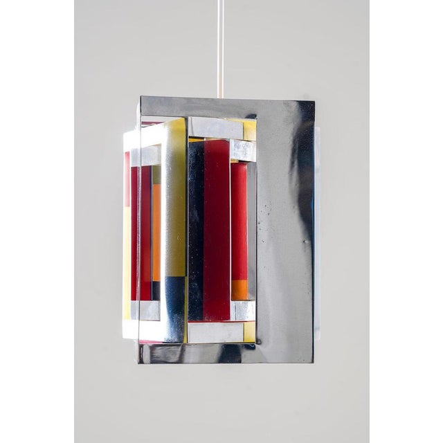Kassablank Pendant lamp by Simon Henningsen for Lyfa, Denmark, 1960s For Sale - Image 6 of 16