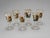 1920s 12 Pc, Polychrome Enamel-Painted Glass Liqueur Service, Continental C. 1920 For Sale - Image 5 of 10