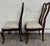 Cream Vintage Queen Anne Style Dining Chairs - Pair For Sale - Image 8 of 11
