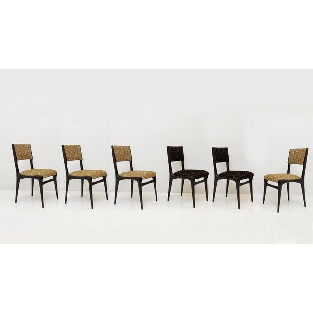 Model 671 Chairs by Carlo de Carli, 1950s, Set of 6 For Sale - Image 6 of 6