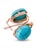 Vintage 14kt Yellow Gold Natural Turquoise Cabochon Earrings, Pair For Sale In New York - Image 6 of 9