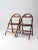 Antique Wooden Folding Chairs Pair For Sale - Image 13 of 13