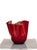 The elegant Venini Cartoccio vase, created in 2008, features a particularly sophisticated color combination: blood red and...