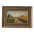 Antique Original Landscape Cottage Oil Painting: Framed Nature Art For Sale