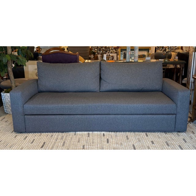 2010s Queen Size Room & Board Aldrich Platform Sleeper Sofa For Sale - Image 5 of 11