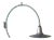 Vintage Powder Blue Wall Mount Barn Light For Sale