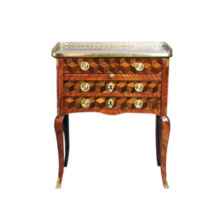 Cubic Marquetry Lounge Table For Sale