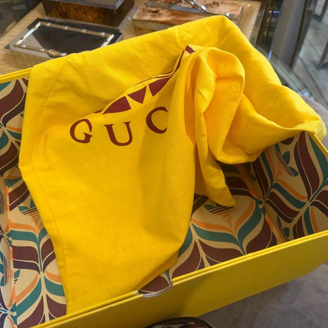 Gucci A 21st Century Printed Leather Gucci for Adidas Horsebit 1955 Shoulder Bag For Sale - Image 4 of 18