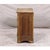 Two-Door Nightstand Made From Antique Indian Teakwood Architectural Elements For Sale - Image 4 of 8