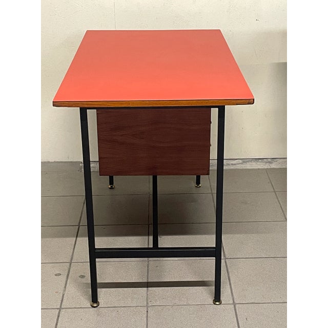 Desk with Colored Formica Top, 1960s For Sale - Image 11 of 11
