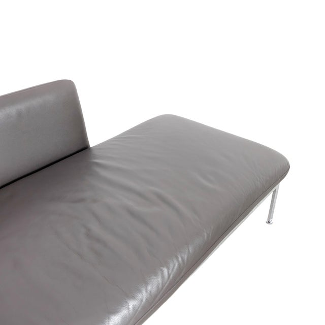 Roro Corner Couch in Leather Grey from Brühl, Set of 2 For Sale - Image 9 of 13