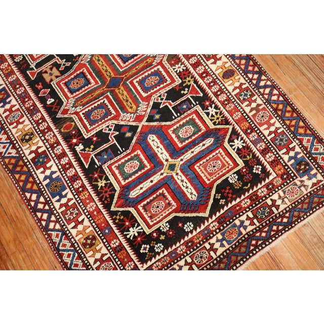 19th Century Antique Shirvan Rug - 3'4" X 5'4" For Sale In New York - Image 6 of 10