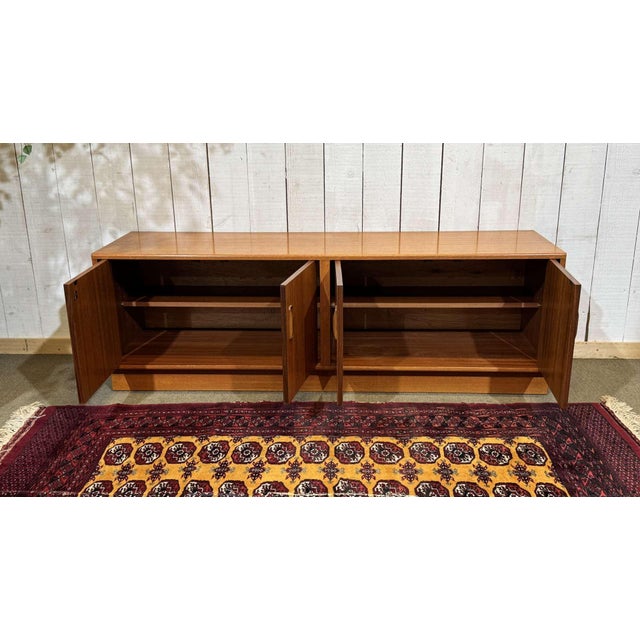 English Four-Door Sideboard in Teak by G-Plan,, 1970s For Sale - Image 11 of 12