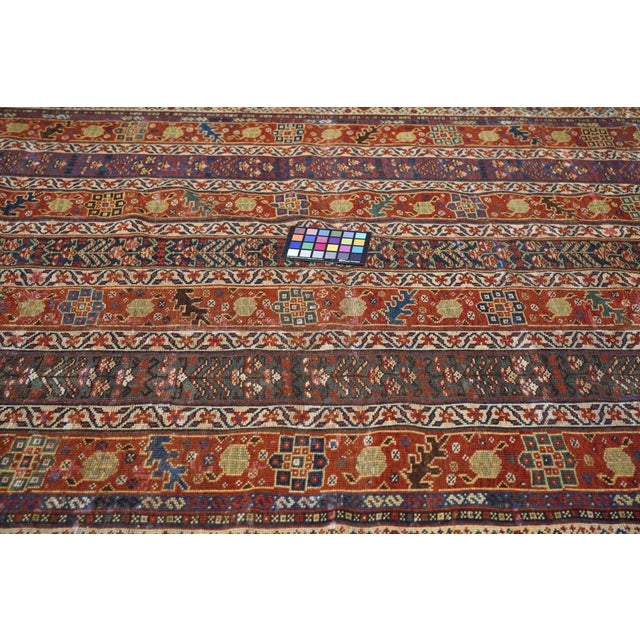 Late 18th Century Antique Khamseh Rug 5'0'' x 9'5'' For Sale - Image 12 of 12