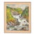 Mid 20th Century Swedish Framed Cascading Waterfall Painting For Sale