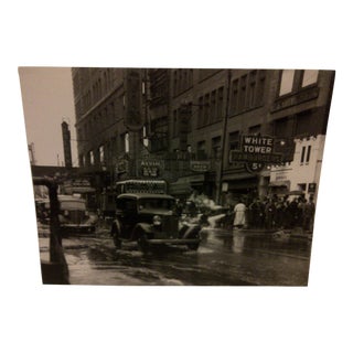 Vintage Black & White Photograph "Pittsburgh" Circa 1940 For Sale