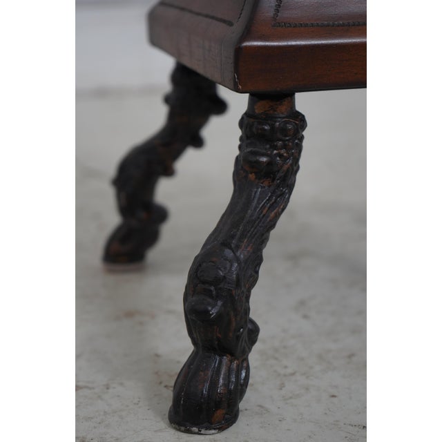 Pair of Maitland Smith Leather Wrapped Pedestal Stands For Sale - Image 9 of 13
