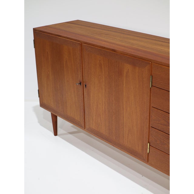 Wood Sideboard in Teak by Kai Winding, Denmark, 1960s For Sale - Image 7 of 14
