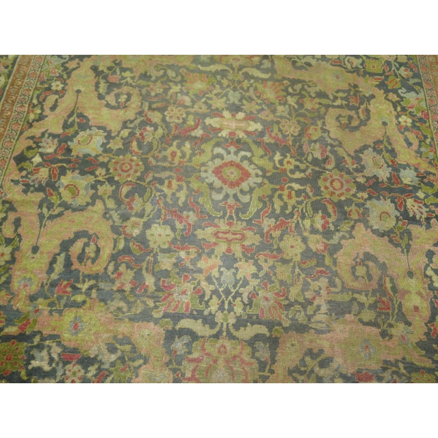 19th Century Ziegler Sultanabad, 12'2'' X 14'9'' For Sale - Image 9 of 13