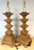 Mid 20th Century Monumental Tuscan Carved Pine Column Table Lamps, Rewired - a Pair For Sale - Image 13 of 14