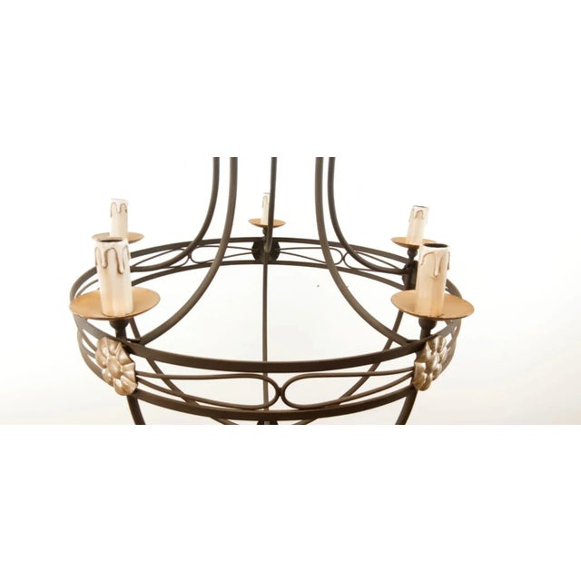 Medieval Wrought Iron Chandelier For Sale - Image 13 of 17