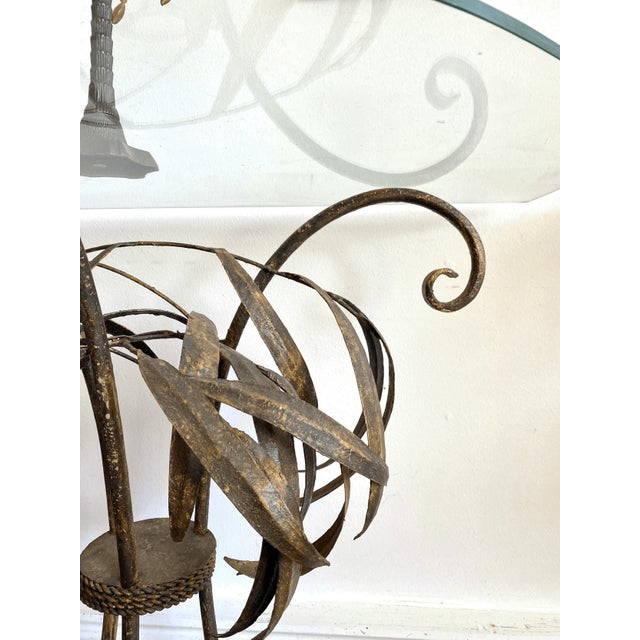 French Demi Lune Side Tables, Set of 2 For Sale - Image 9 of 10