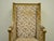 French Antique French Louis XVI Victorian Gold Gilt Wood Wing Back Bergere Arm Chair For Sale - Image 3 of 10