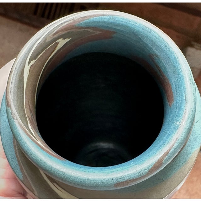 Arts & Crafts Arts & Crafts Niloak Art Pottery Vase For Sale - Image 3 of 4