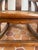 Mid 20th Century Chinese Hardwood Yoke-Back Rocking Chair With Cane Seat For Sale - Image 4 of 6