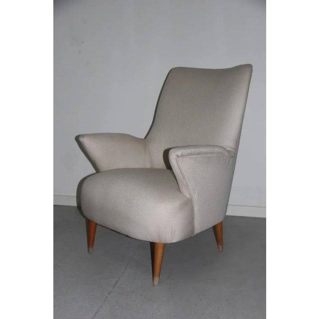 Vintage Italian Armchair, 1950s For Sale - Image 6 of 7