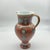 Terra Cotta Handmade Ceramic “Masrapa” Pitcher (25cm) – Classic Iznik Fish Scale Pattern – Warm Terracotta Decor For Sale - Image 8 of 11