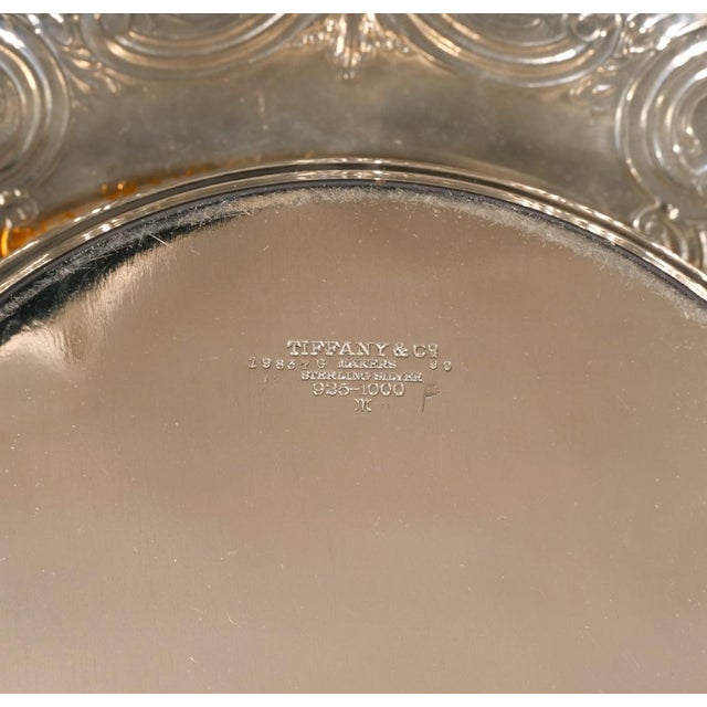 Silver 1920s Tiffany & Co. Sterling Art Deco Flower Frog- Signed and Marked For Sale - Image 8 of 9