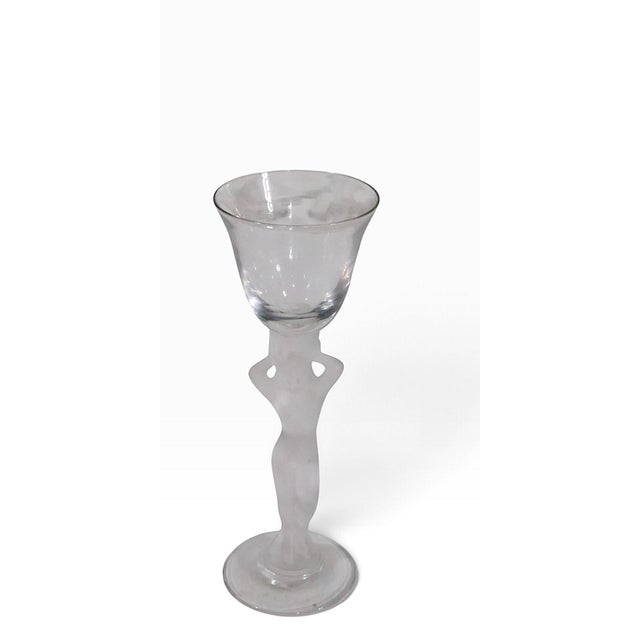 Art Deco 1970s Art Deco Venus Bacchante Stemware Glasses by Bayel - Set of Eight For Sale - Image 3 of 14