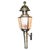 Gold French Brass Carriage Wall Lantern For Sale - Image 8 of 8