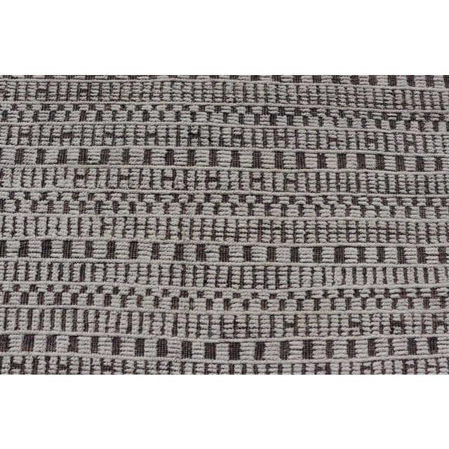 Modern Hand-Knotted Wool Rug by Keivan Woven Arts 9'10 X 14'0 For Sale In Atlanta - Image 6 of 11