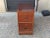 Vintage Cherry Finish Two Drawer Filing Cabinet For Sale - Image 10 of 10