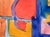 Blue, Pink & Red Abstract in Watercolor on Paper A bold abstract expressionist watercolor by Les (Leslie Luverne) Anderson...