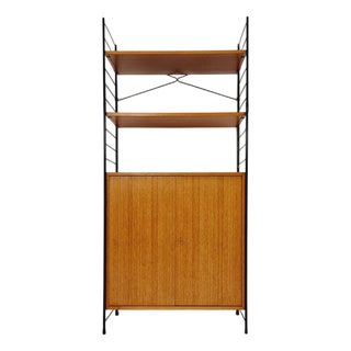 Free Standing String Shelf-System in Teak from WHB Germany, 1950s For Sale