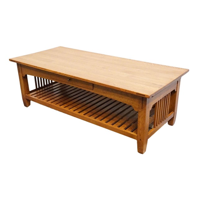 LEXINGTON FURNITURE Bob Timberlake Arts and Crafts Collection Mission Style 58" Accent Coffee Table 0722-944 19.75" High...