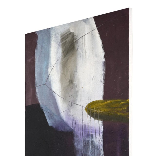 Black “Di Stelle Cadenti” Italian Mid-Century Painting For Sale - Image 8 of 9