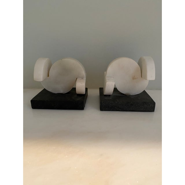 West Elm Marble Bookends or Decorative Objects a Pair Chairish