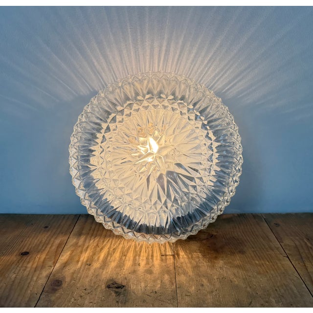 Vintage Glass Wall Light, 1970s For Sale - Image 12 of 17