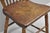 Brown Antique Primitive Rustic French Farmhouse Wooden Faux Bamboo Side Chair For Sale - Image 8 of 14