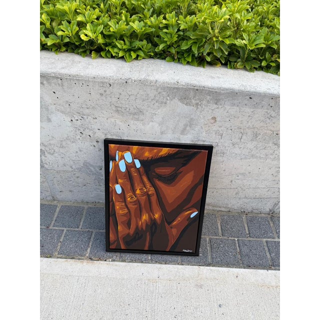 Brown What I Hold Back!, 2 by Emmanuel Akolo, Acrylic on Canvas (2026) For Sale - Image 8 of 9