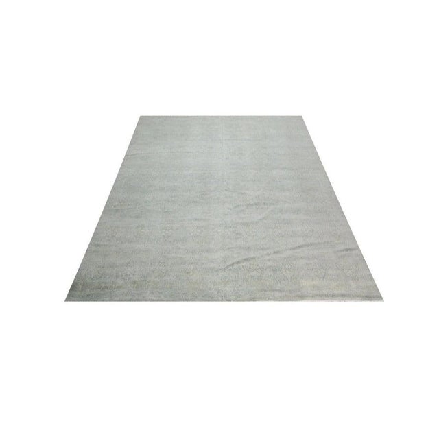 1990s 1990s Handwoven Ikat Area Rug 12x15 For Sale - Image 5 of 12