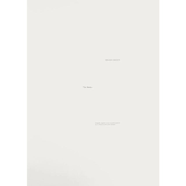 Dance is an original lithograph on paper realized by Venanzo Crocetti. Hand-signed by the artist on the lower right margin...