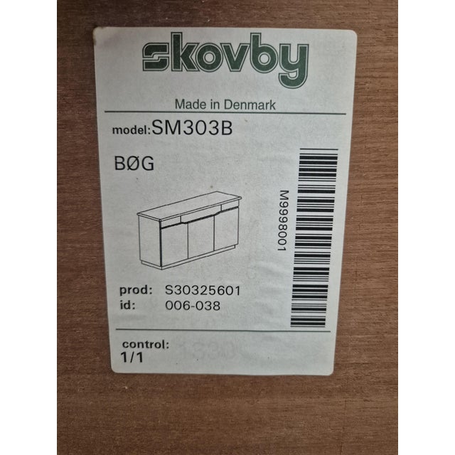 Scandinavian Danish Modern Sm303b Sideboard in Beech from Skovby For Sale - Image 14 of 15