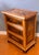 Traditional Vintage Burl Wood Veneer Inlaid Three-Drawer Chest With Bun Feet For Sale - Image 3 of 10